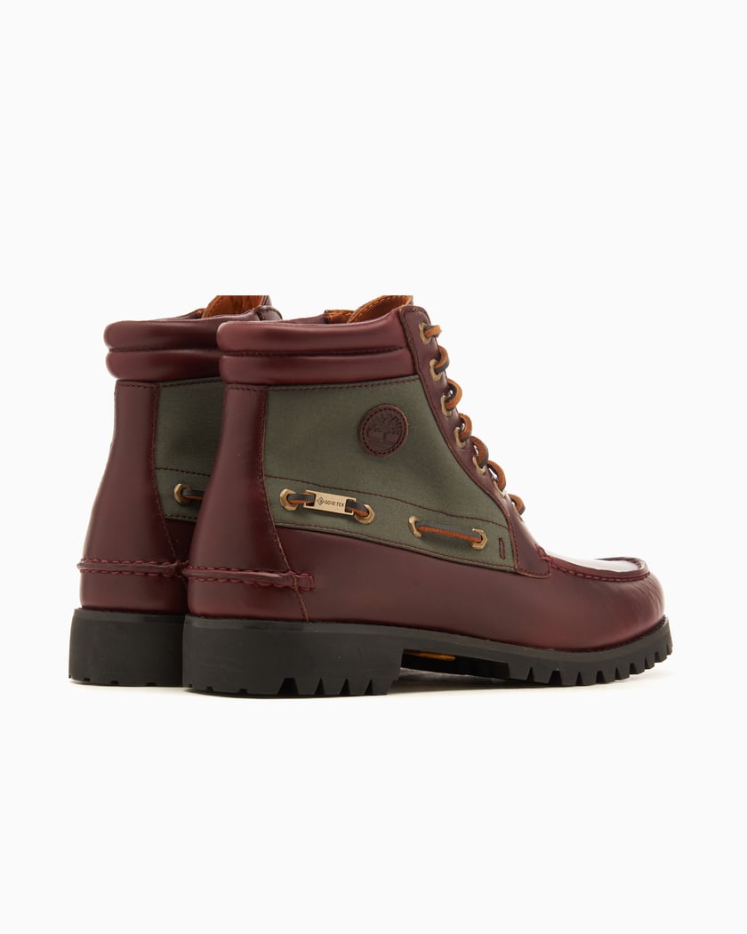 Timberland Vibram Mid Lace Up Gore Tex Boot Vibram Burgundy TB0A6E4HEQ81 FOOTDISTRICT