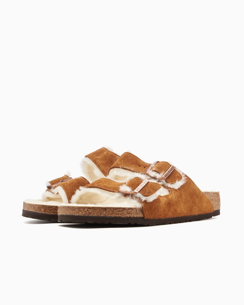 BIRKENSTOCK Arizona Shearling Suede Leather Regular