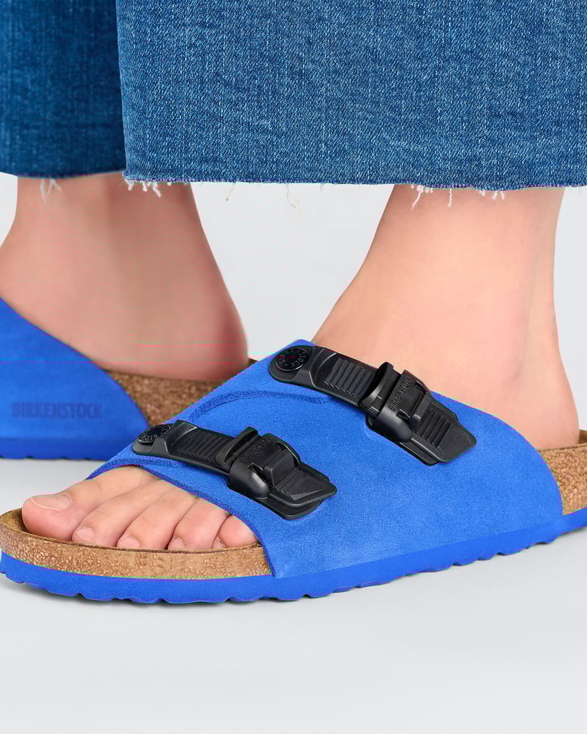 Birkenstock blue metallic discount