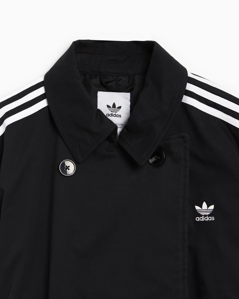 adidas Originals Trench Relaxed Women's Light Jacket Black IZ0381
