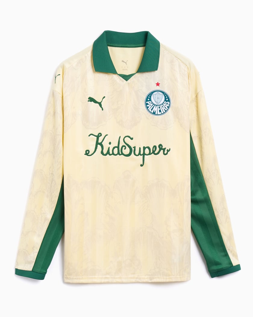 最新の激安 Puma x KidSuper SEP Retro Long-Sleeved Men's T-Shirt Beige その他