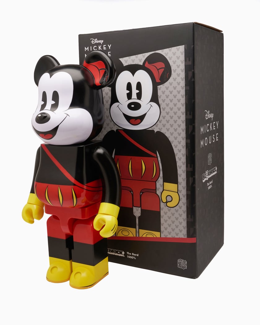 MEDICOM TOY BEARBRICK MICKEY MOUSE Brave Little Tailor 1000