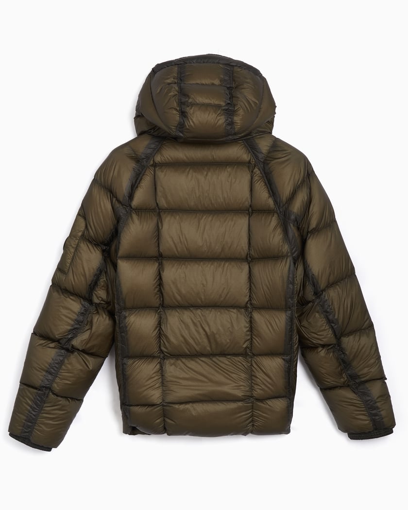 CP Company Men s D.D. Shell Hooded Medium Down Jacket Green 17CMOW210A006099A 674 FOOTDISTRICT