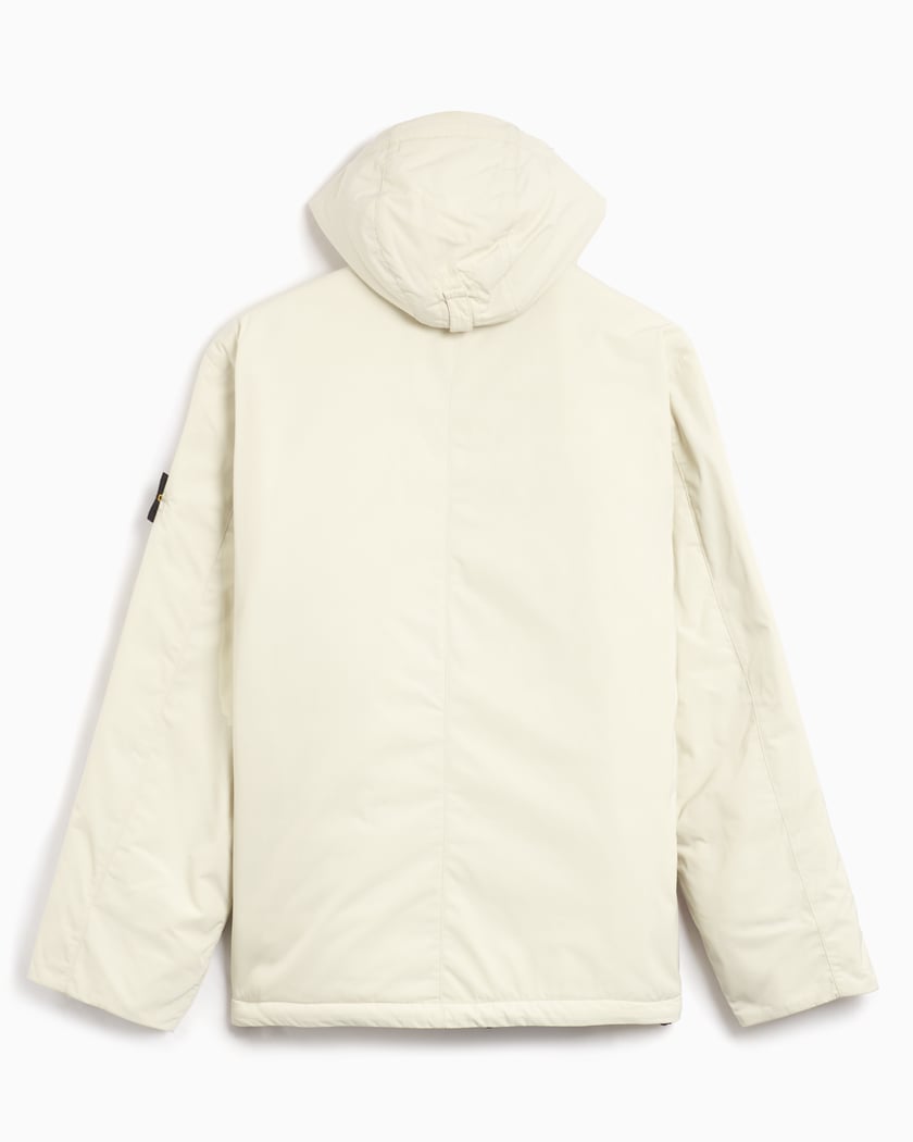 Mens white stone island jacket on sale