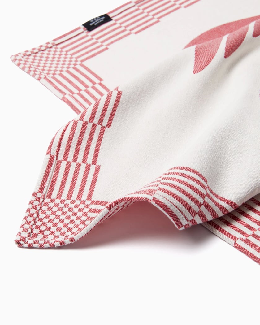 by Parra Infinite Kitchen Bird Unisex Towel (2 Pack) Red 54275-RED