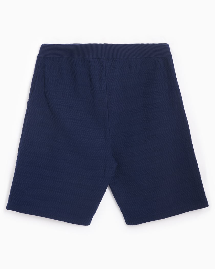 Dime MTL Wave Men's Cable Knit Shorts Blue DIMESP2438NVY | FOOTDISTRICT