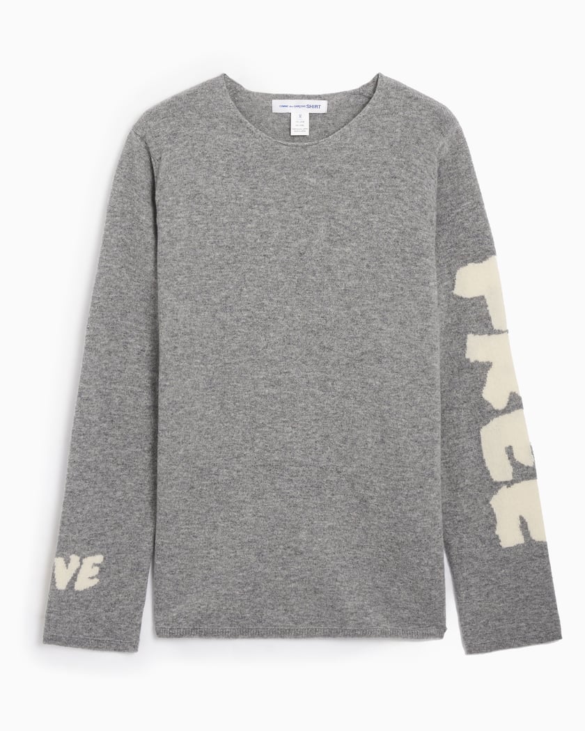 Comme Des Garcons Shirt Free Live Men s Knit Sweater