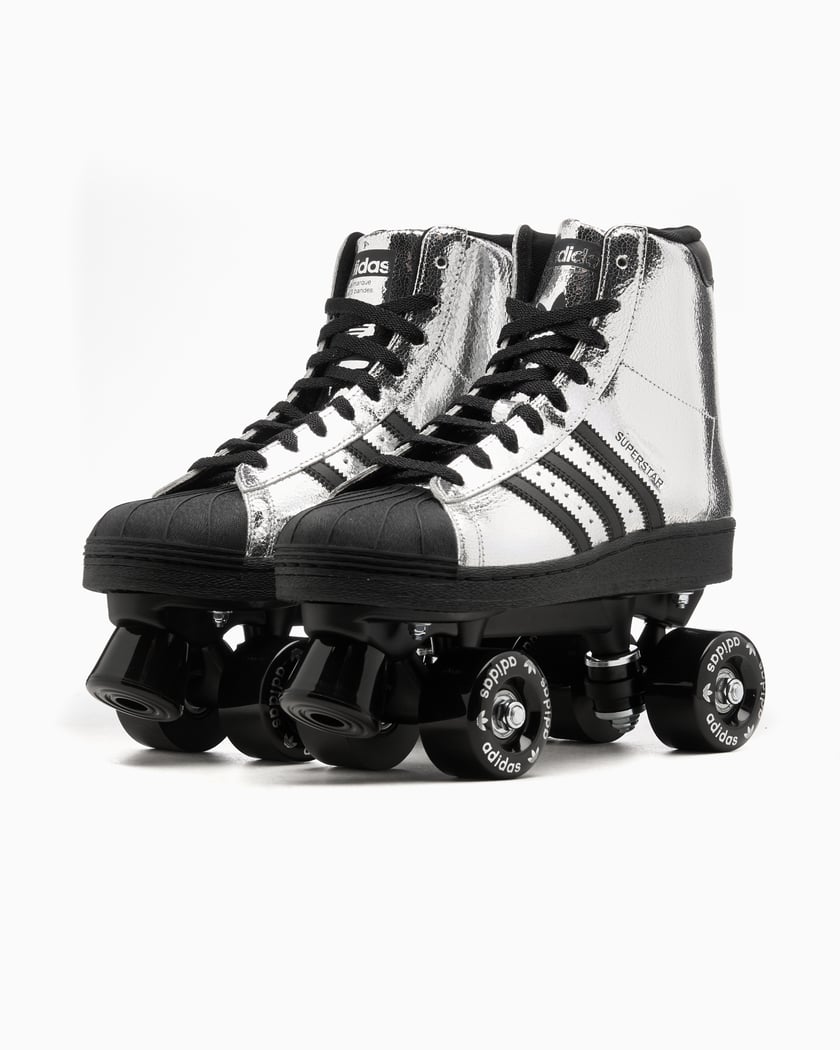 adidas Originals Women's Superstar 82 Roller Skate Silver