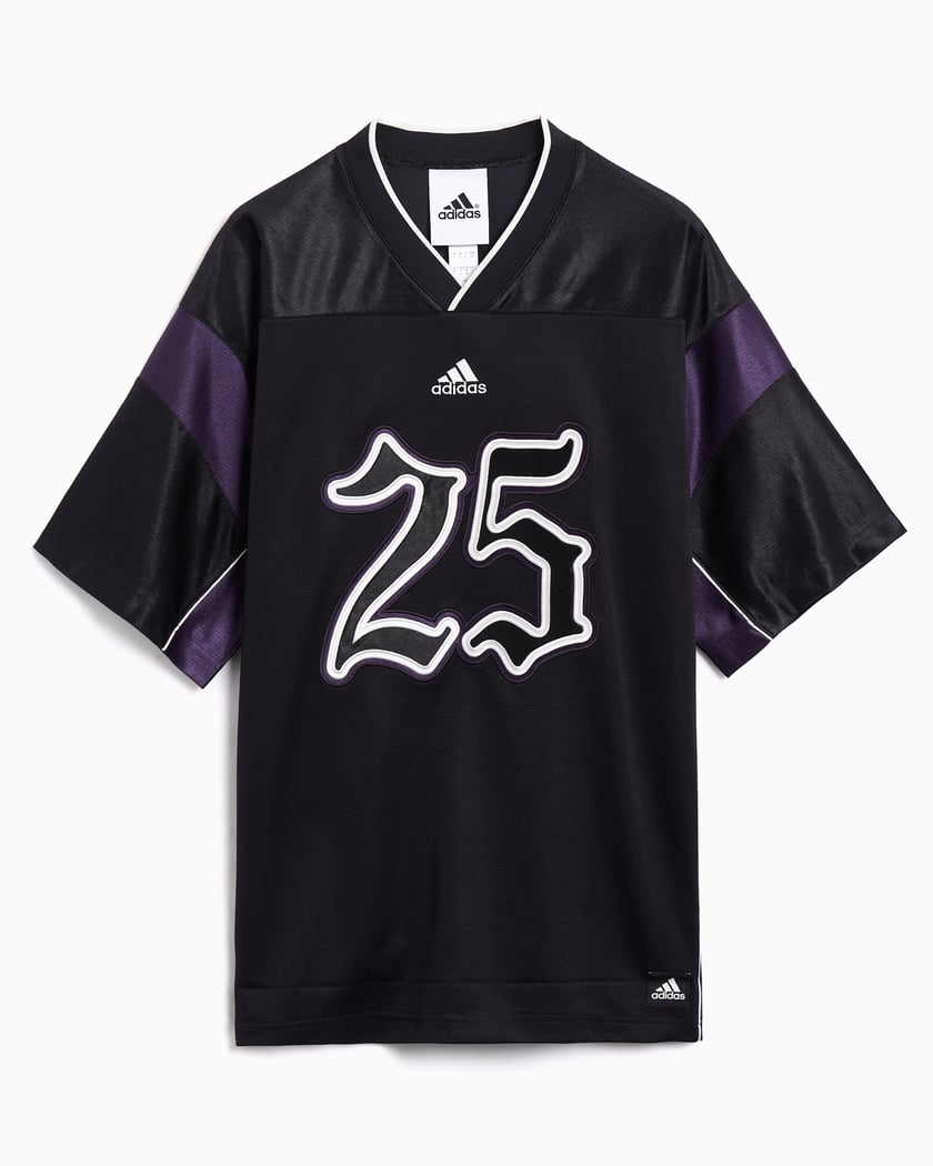 adidas Originals Football Oversize Herren-Jersey T-Shirt Schwarz