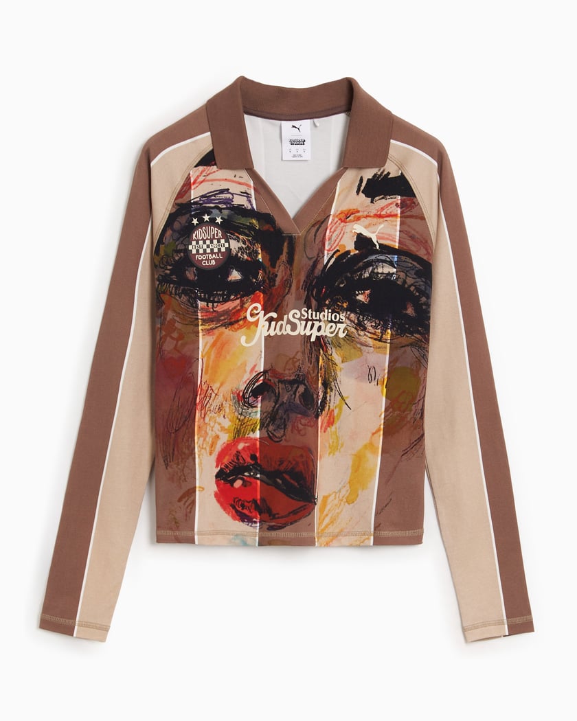 Puma x KidSuper Graphic Long-Sleeved Slim Women's T-Shirt
