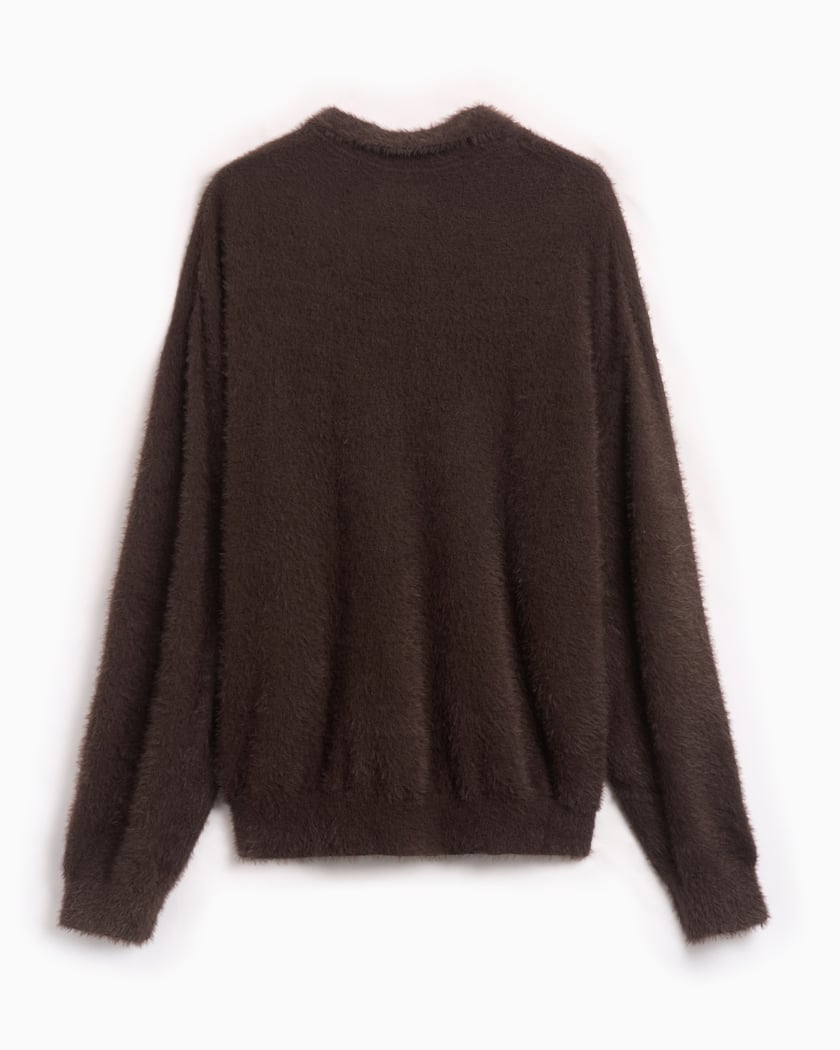 thisisneverthat® SCT-Logo Shaggy Men's Knit Polo Brown