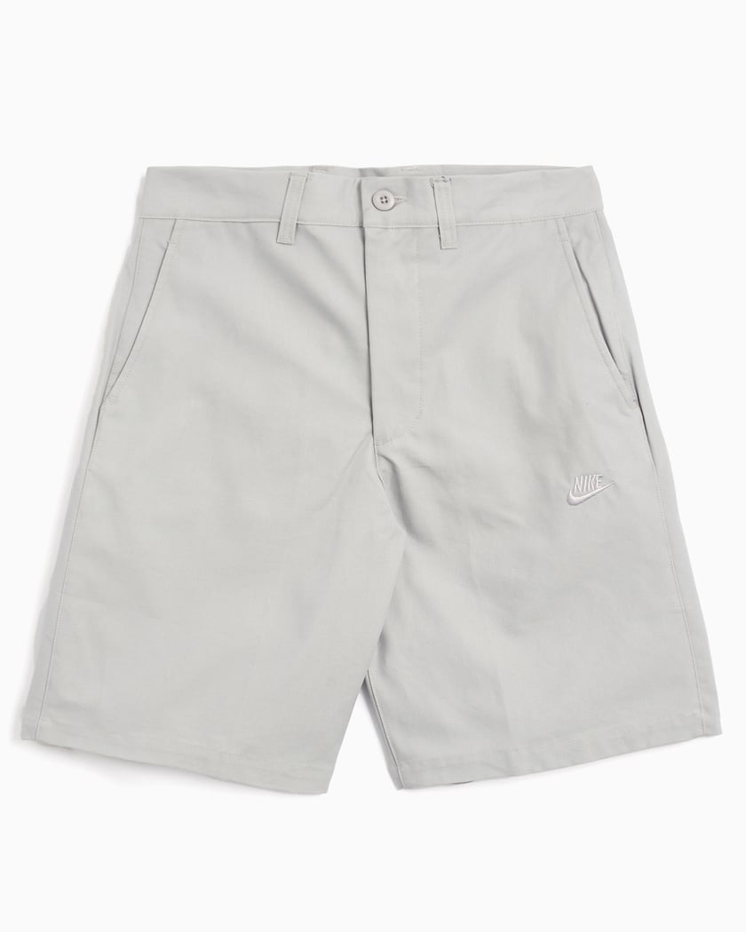 gray nike woven shorts