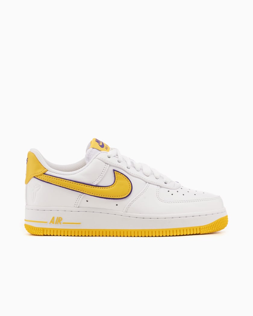 Nike x Kobe Bryant Air Force 1 Low Lakers Home White FZ1151 100 FOOTDISTRICT