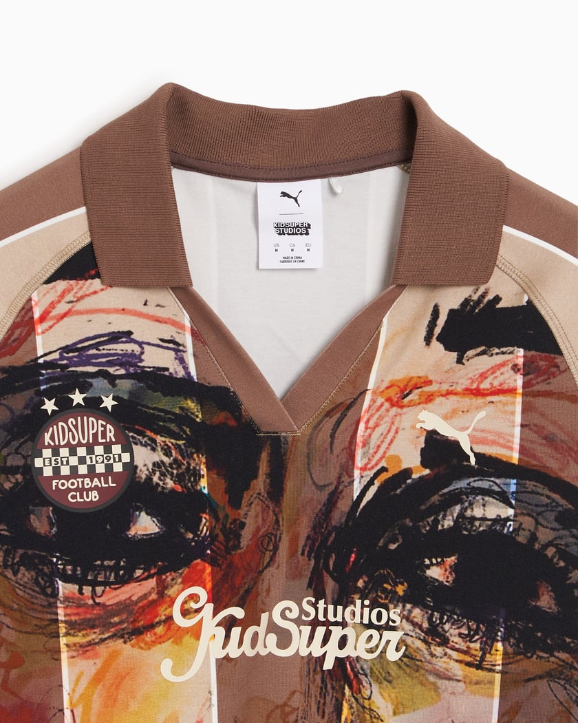 トップス Paragraph 2020 SUPER BIG COLLECTION Puma x KidSuper Graphic Long-Sleeved Slim Women's T-Shirt