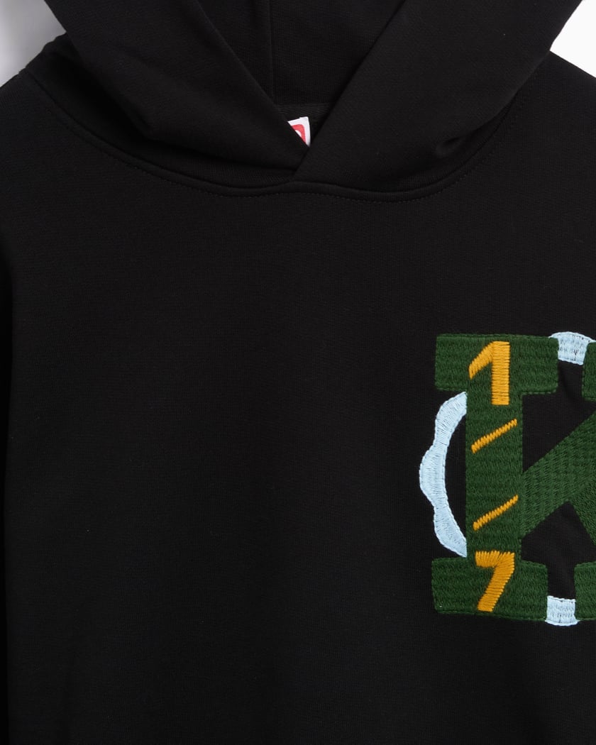 Kenzo Drawn Varsity Men s Hoodie Negro FE55SW1754MF 99J FOOTDISTRICT