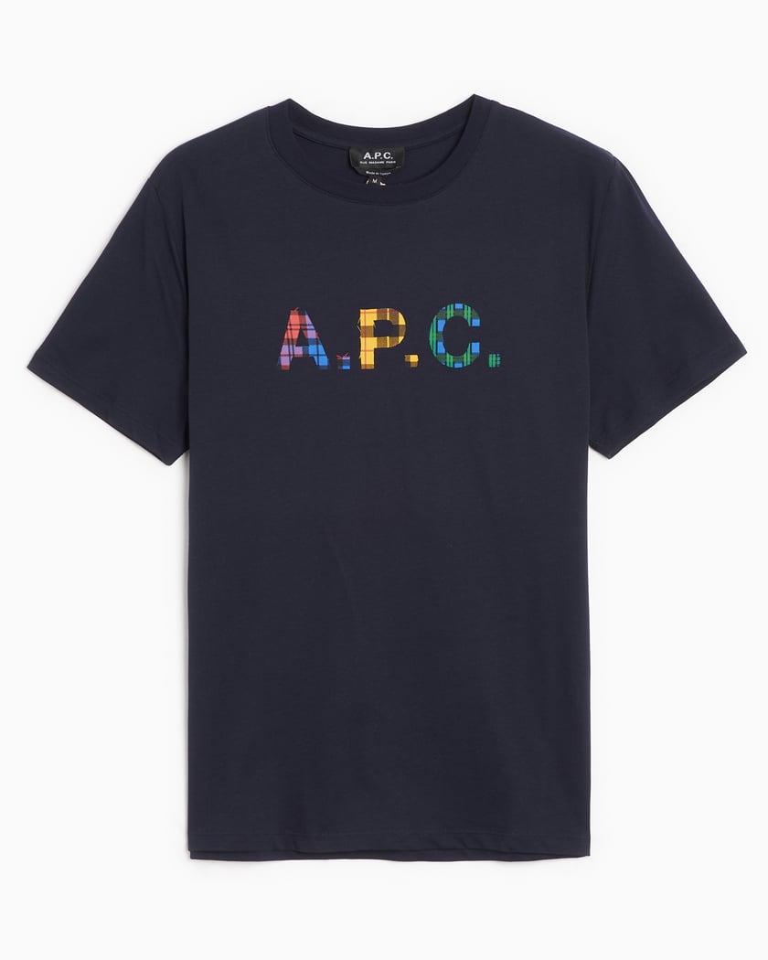 A.P.C. Derek Men's T-Shirt Blue COBQX-H26292-IAK| Buy Online at