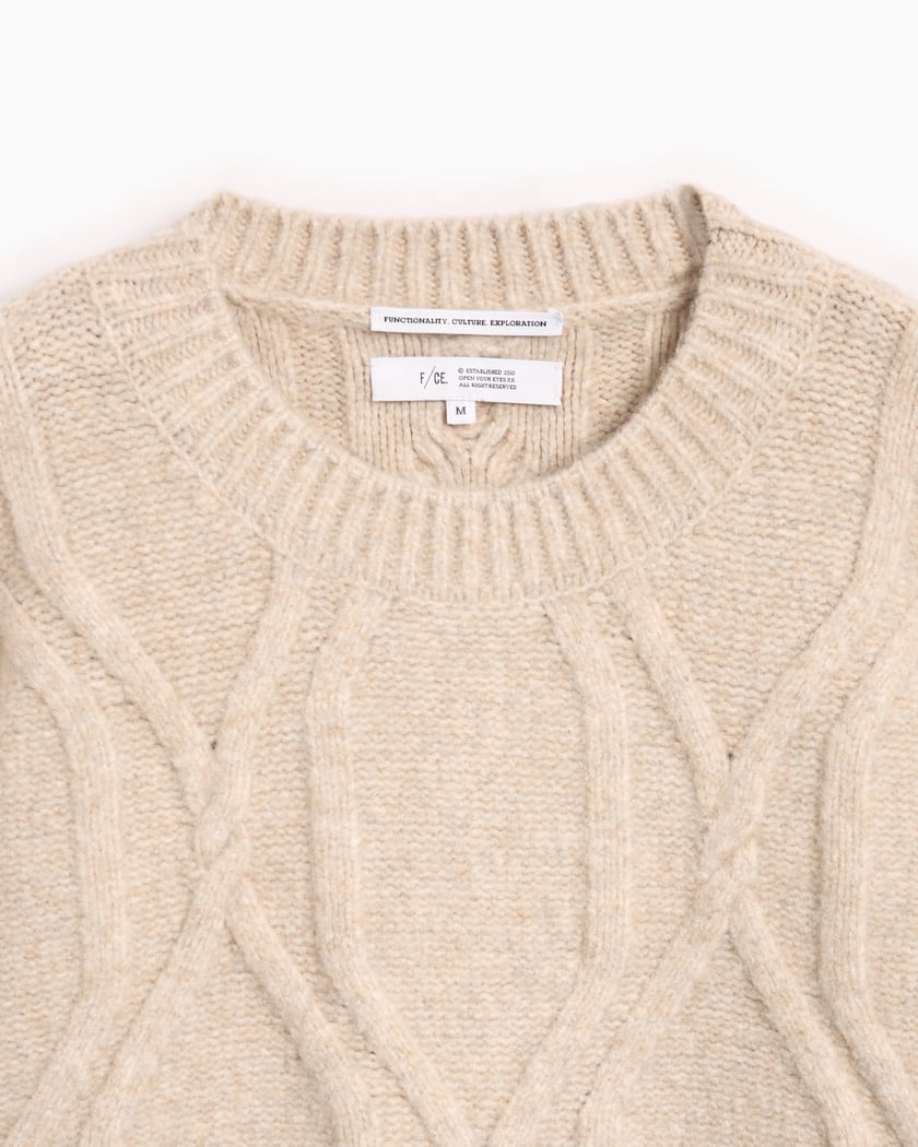 F/CE. Cabstrech Men's Knit Sweater Beige FST11242U0002-Beige F/CE. Cabstrech Men's Knit Sweater Beige FST11242U0002-Beige