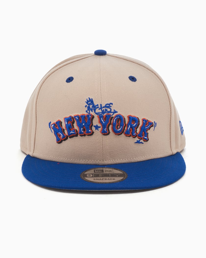 New Era New York Mets Team Art Unisex Snapback Cap Beige