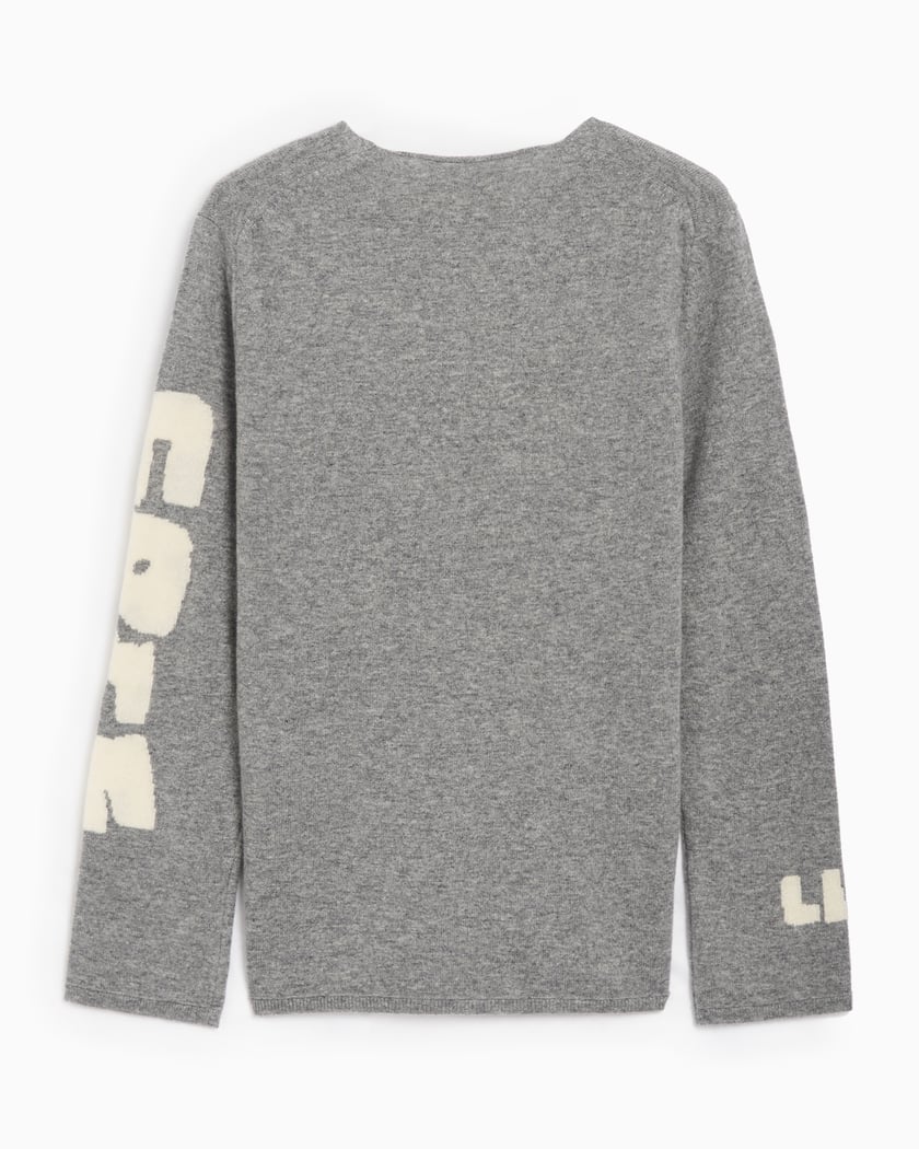 Comme Des Garçons Shirt Free Live Men's Knit Sweater Gris FN