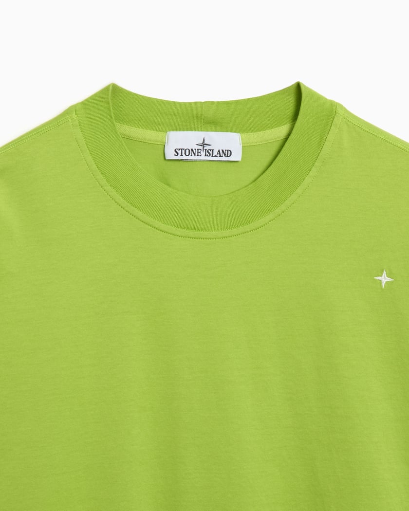 Stone Island Logo Men's T-Shirt Green K1S152100202S00G8 Stone Island Logo Men's T-Shirt Green K1S152100202S00G8