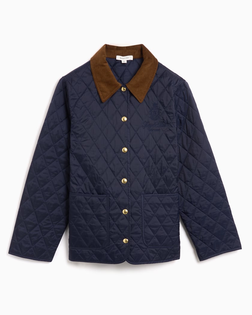 Sporty Rich Vendome Embroidered Unisex Quilted Jacket