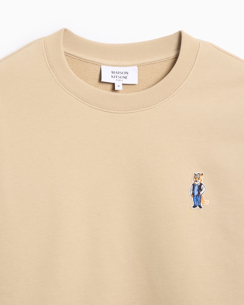 Maison Kitsuné Dressed Fox Logo Relaxed Men's Sweatshirt