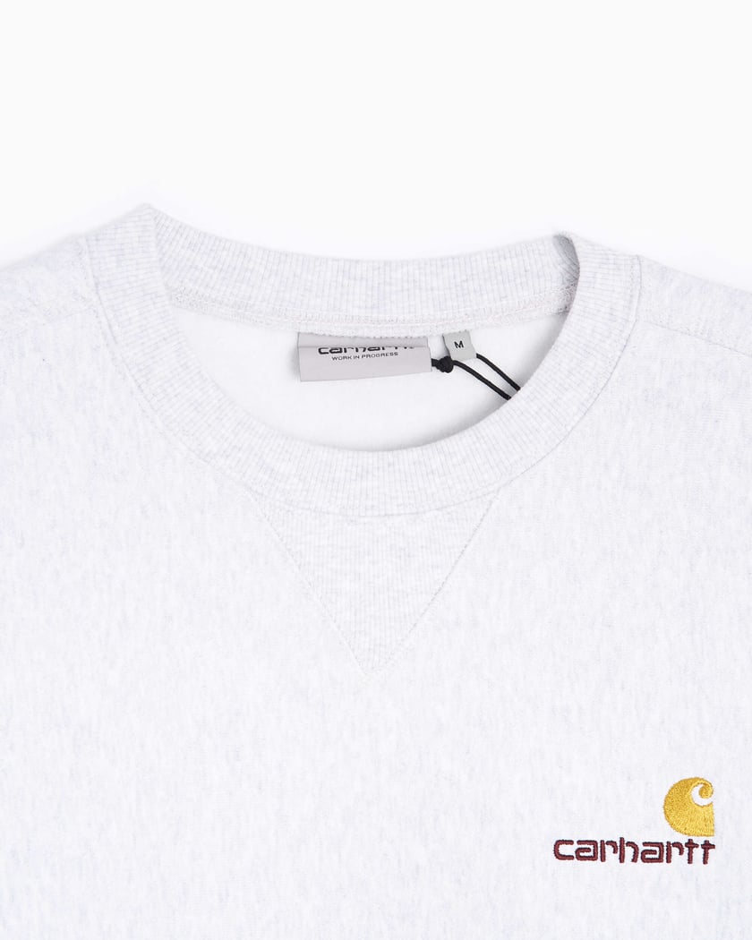 Carhartt WIP American Script Unisex Sweatshirt Gray I025475