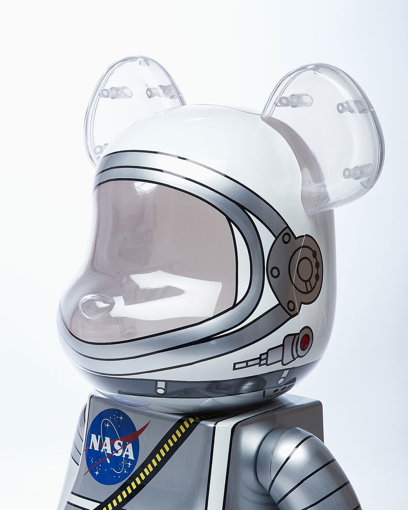 BE@RBRICK X NASA PROJECT MERCURY ASTRONAUT 400% 100%