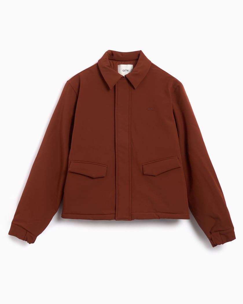 Arte Antwerp Men's Polyester Jacket Orange AW24-084J-Orange