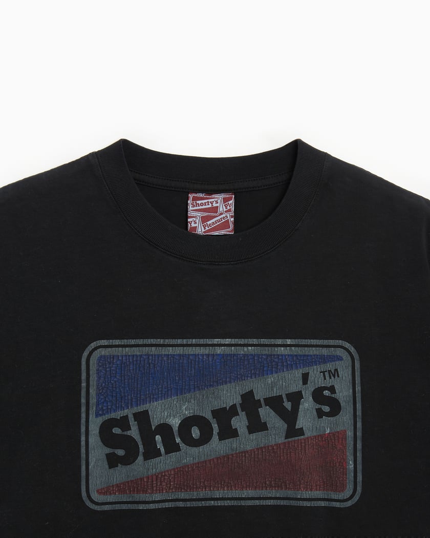 Pleasures x Shortys Box Logo Men's Heavyweight T-Shirt Black