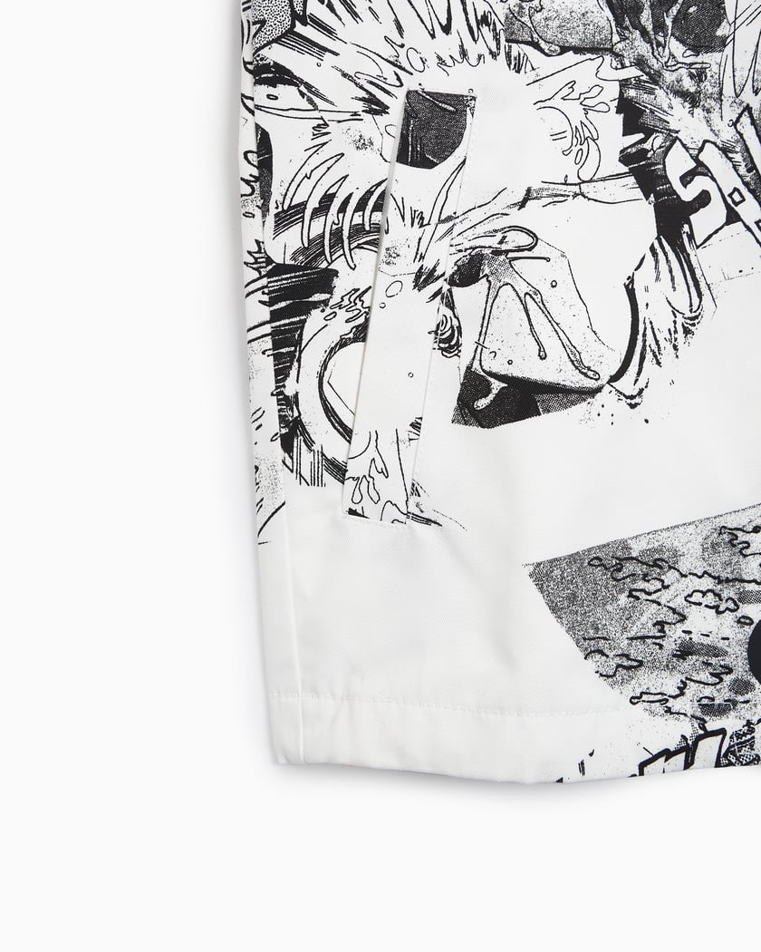 COMME des GARCONS シャツ× Christian Marclay Pre-owned] COMME des GARCONS SHIRT CHRISTIAN MARCLAY PRINTED