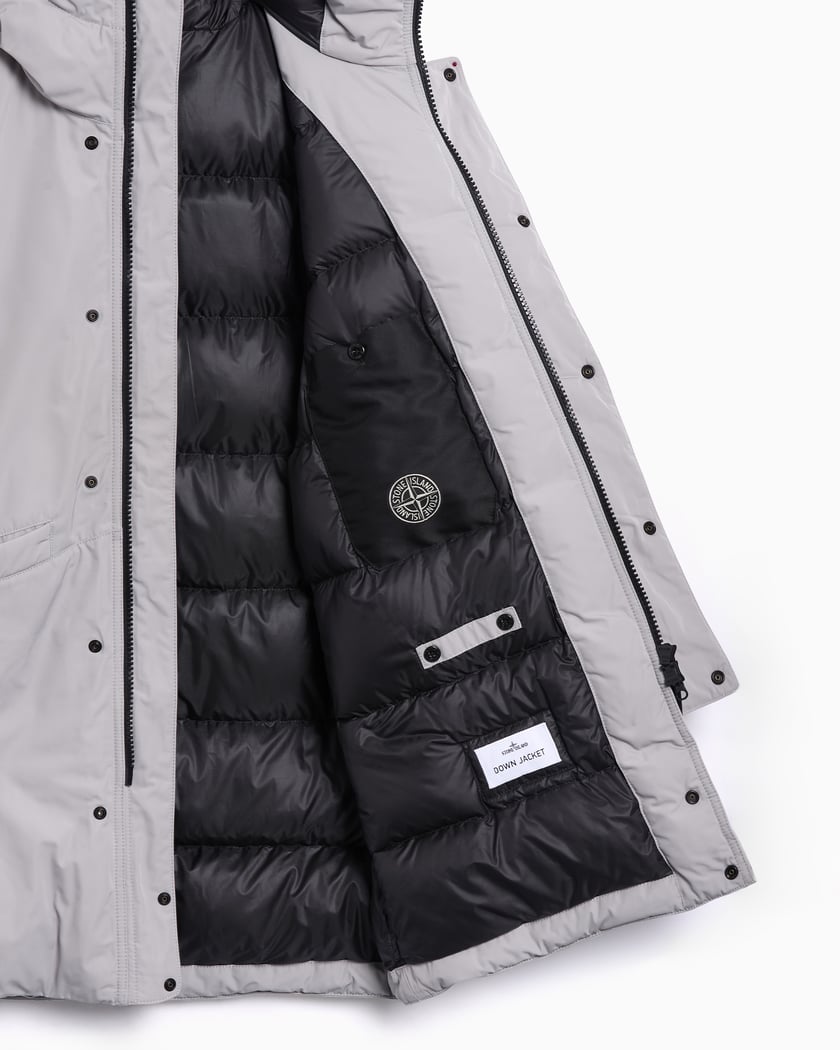 Stone Island Long Men's Anorak Gray K2S157100008S0026-V0061