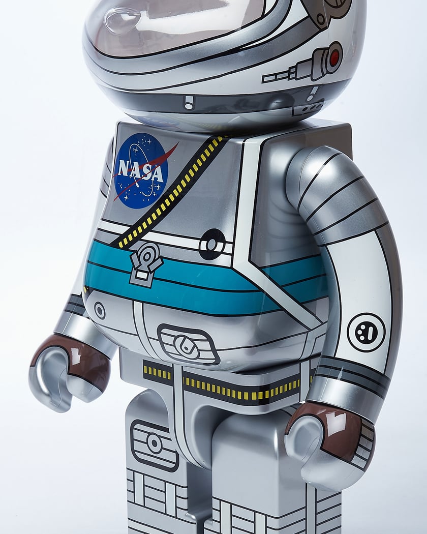 Medicom Toy Be@rbrick Project Mercury Astronaut 1000% Gris ...