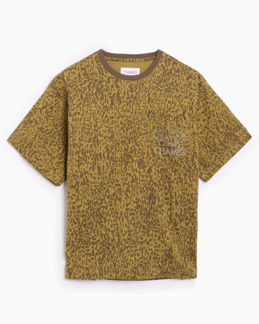 【SALE】 THAMES MMXX. Yellow T-Shirt Men's Carnivore Poche Le トップス