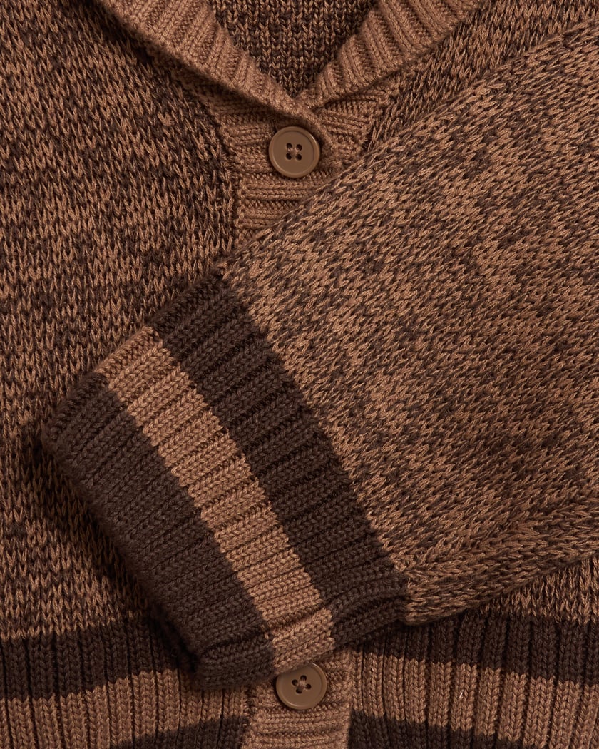 Jordan Crop Women's Cardigan Brown FZ4195-223 | FOOTDISTRICT