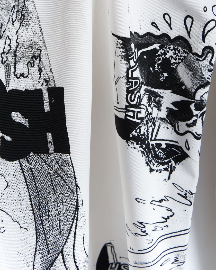 COMME des GARCONS シャツ× Christian Marclay Comme Des Garçons Shirt x Christian Marclay ワイドショート