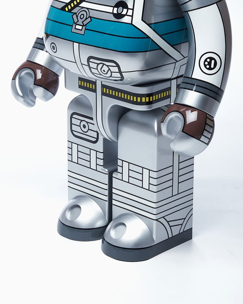Medicom Toy Be@rbrick Project Mercury Astronaut 1000% Gray 1000ASTRO-ASS |  FOOTDISTRICT