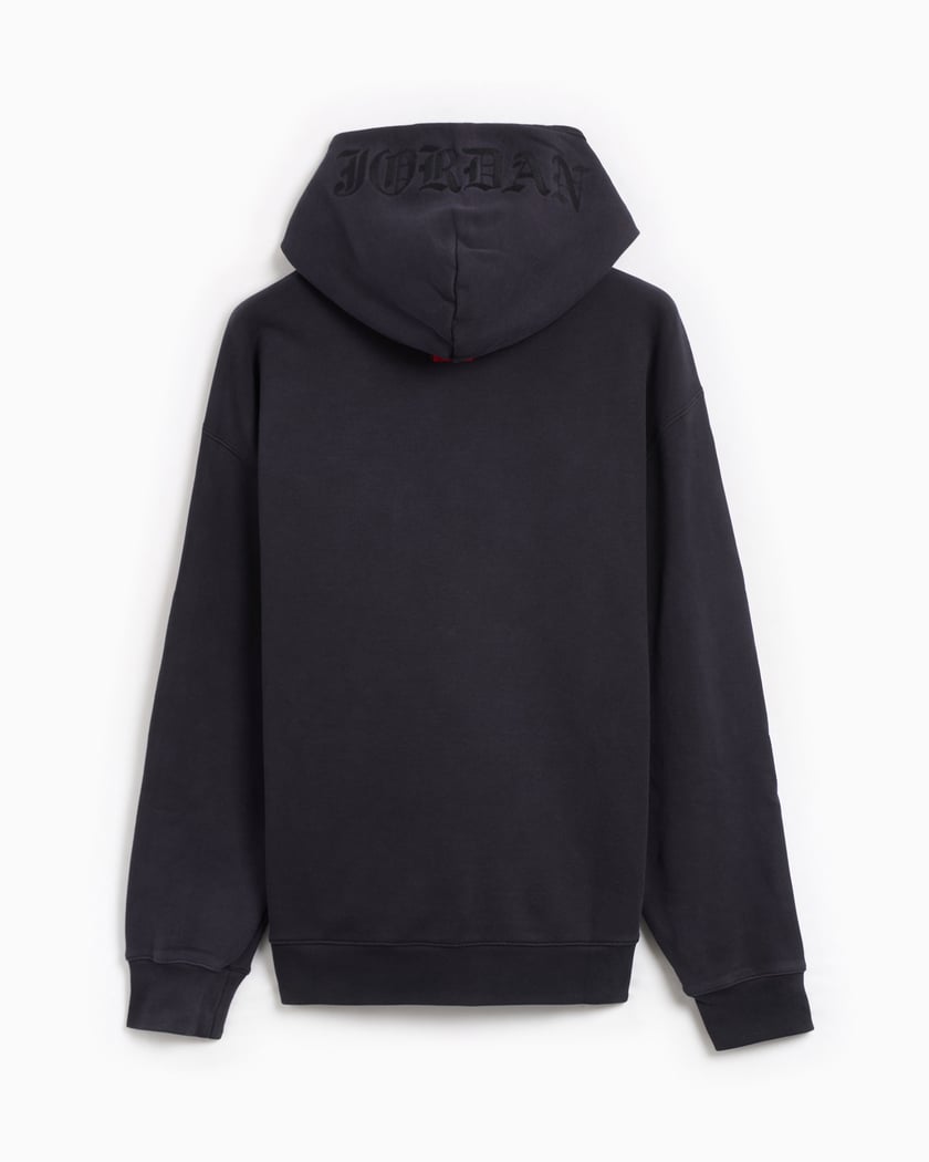 Jordan x Awake NY Men s Fleece Hoodie Black Red FQ5443 010 FOOTDISTRICT