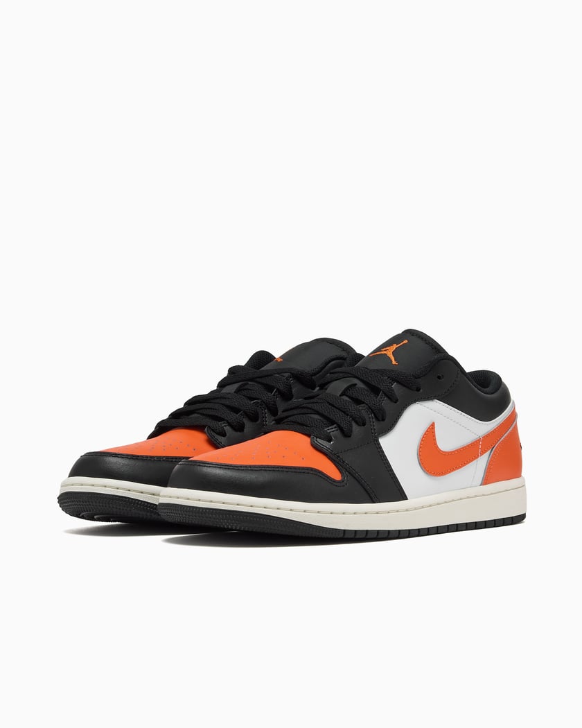 Jordan Low Naranja Con Negro Air Jordan Low Negro, Naranja 553558