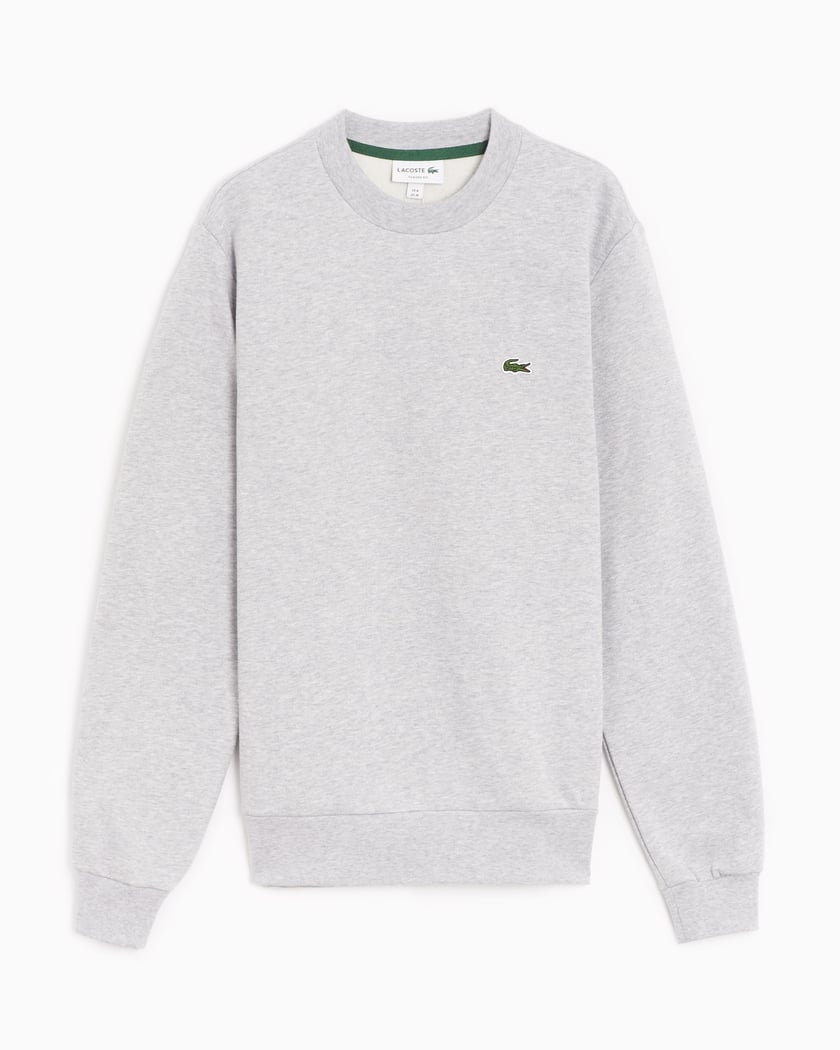 Lacoste Logo Men s Sweatshirt Gray SH9608 00 CCA FOOTDISTRICT