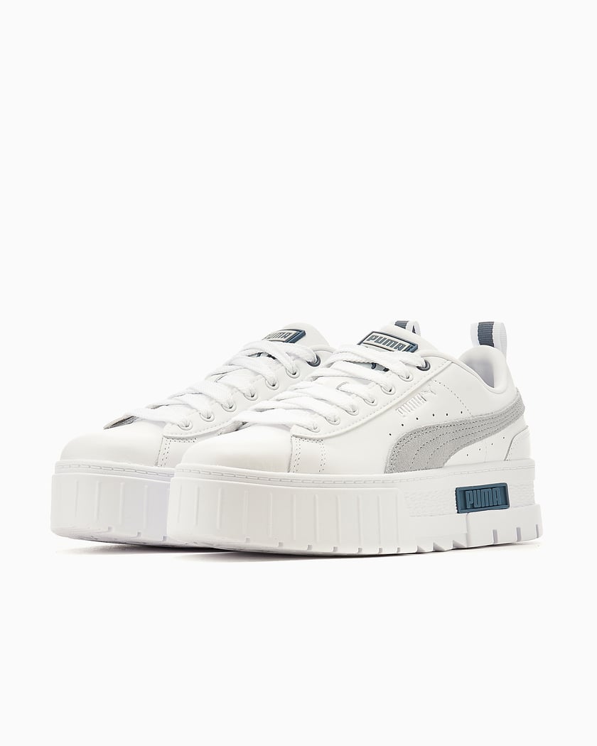 Puma Women s Mayze Leather Wit 381983 15 Shop Online bij FOOTDISTRICT