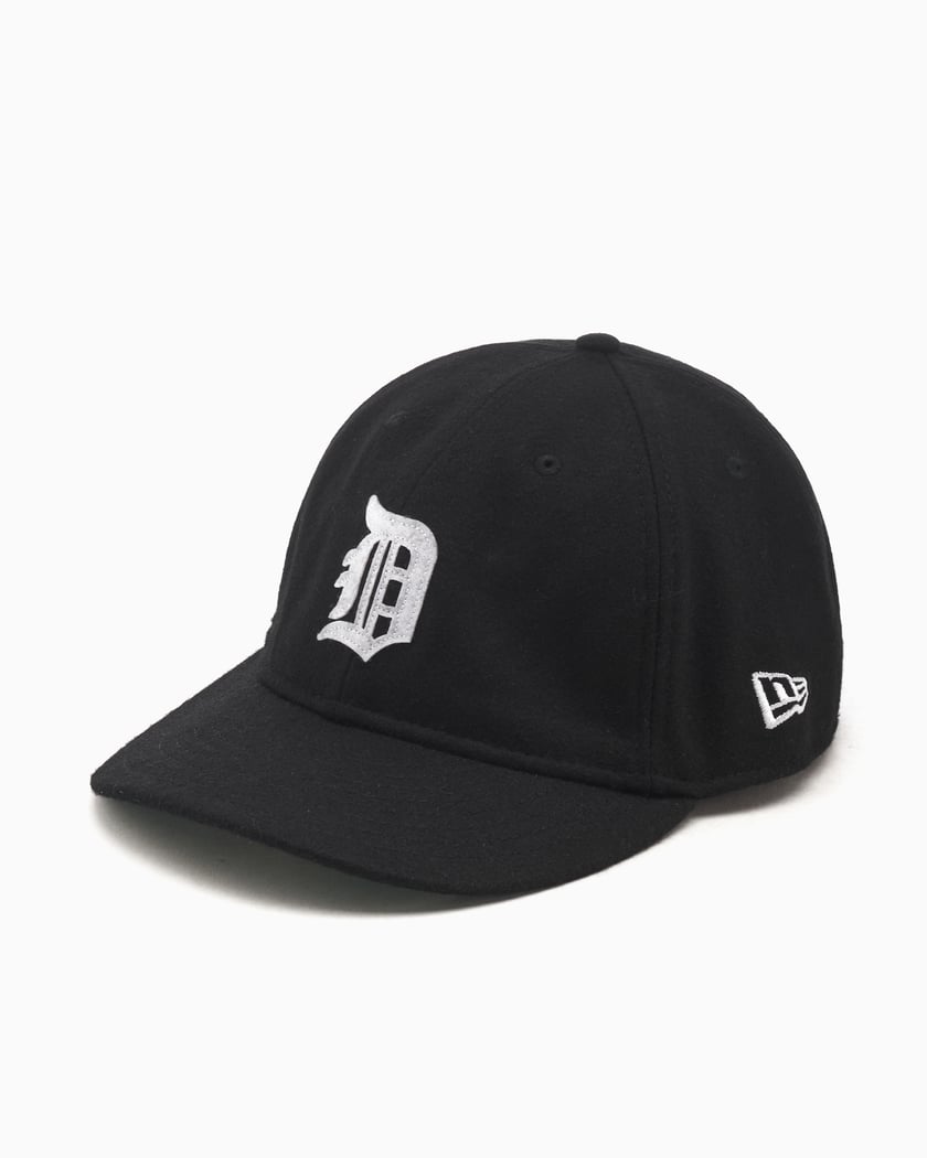 New Era Detroit Tigers MLB Cooperstown Script 59FIFTY Retro Crown Unisex Cap Black 60580647 FOOTDISTRICT