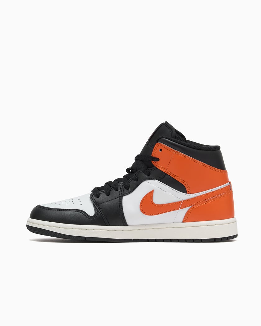 Black Orange Jordan Air Mid Naranja Jordan Equipo Medio Anaranjado