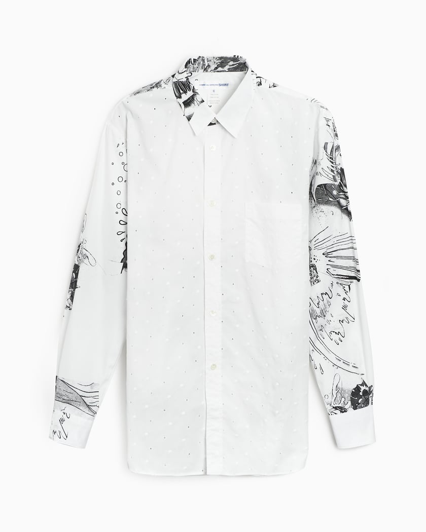 Comme Des Garçons Shirt x Christian Marclay Men's Woven Shirt