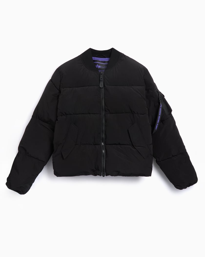 Alpha Industries MA-1 Men's Puffer Bomber Jacket Relaxed Men's