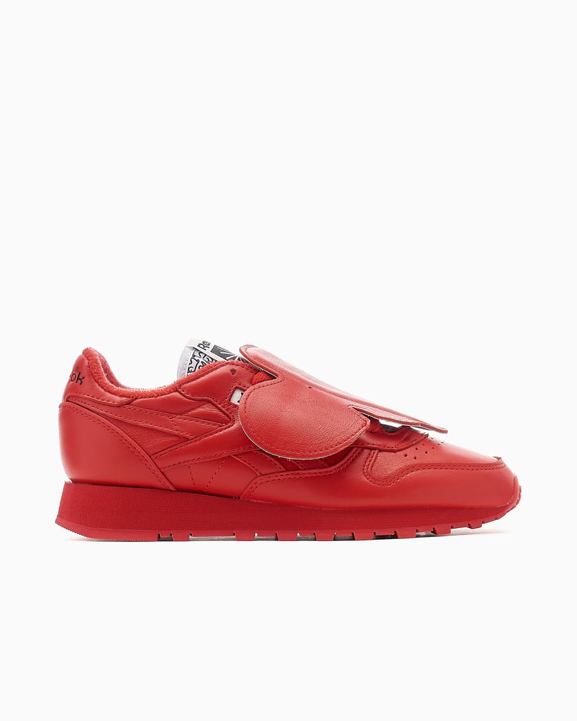 Reebok red leather sales sneakers