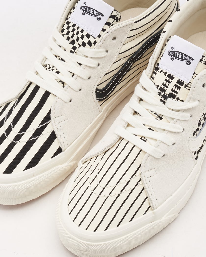Vans mid top blanco on sale