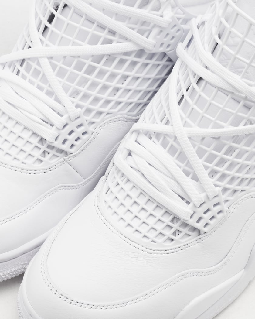 Jordan retro 4 pure white discount