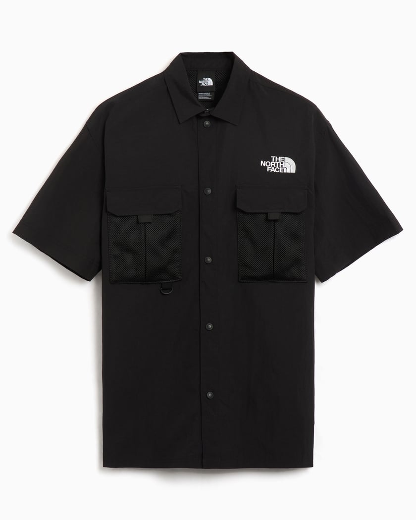 人気ブランド新作豊富 The North NF0A8BK1JK31 Black Shirt Summer Men's NSE Face トップス