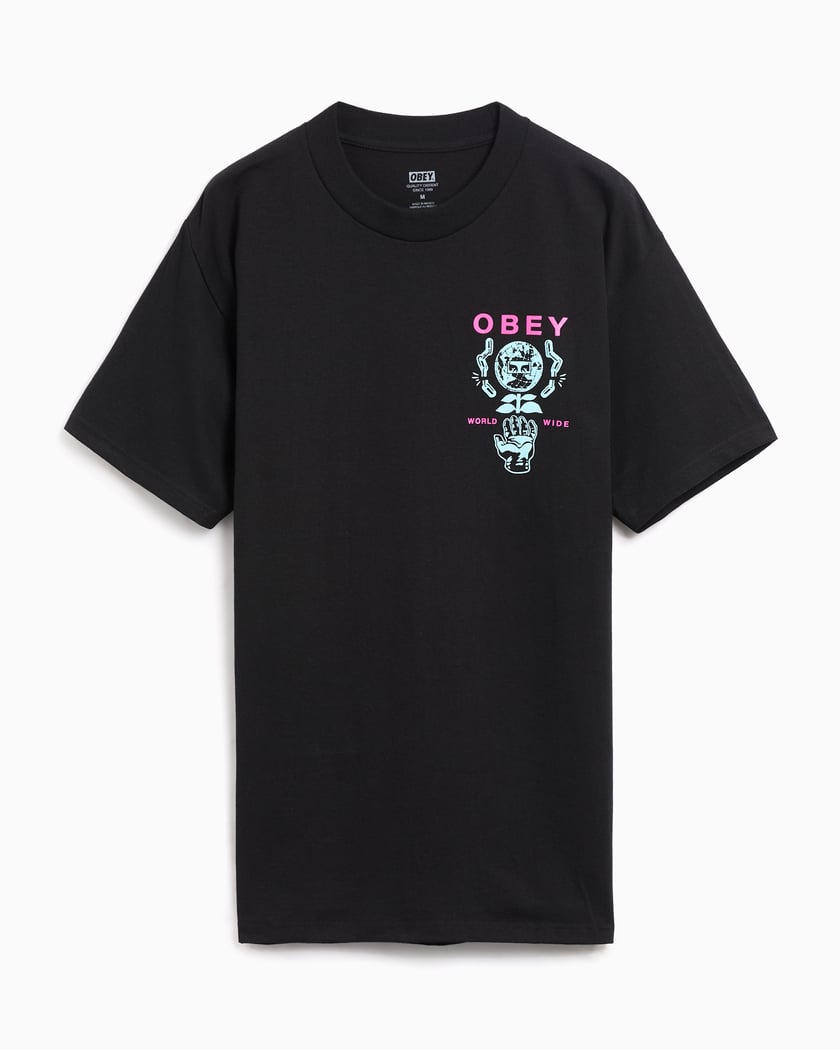 OBEY Clothing Obey Helping Hand Men s T Shirt Zwart 165263942 BLK FOOTDISTRICT